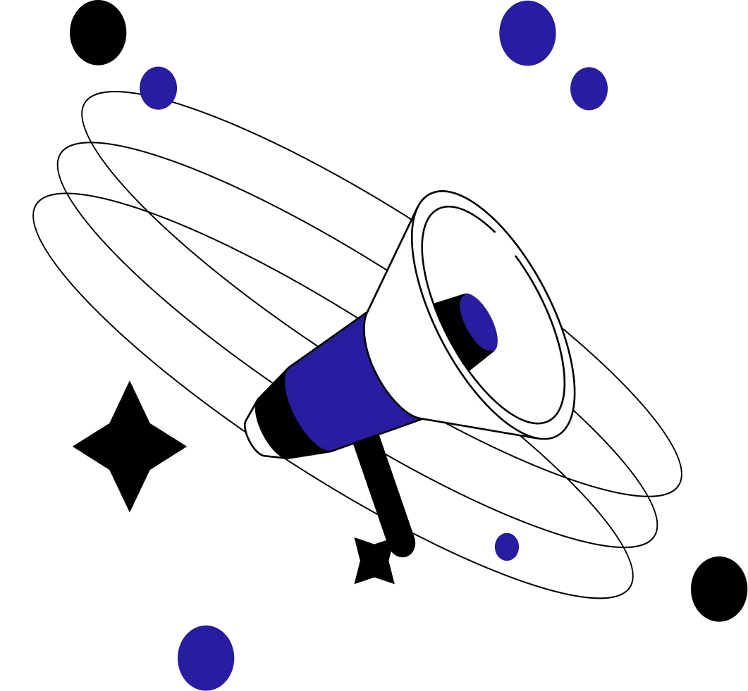 Megaphone illustration